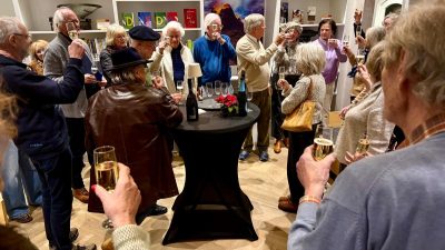 Gezellige Nieuwjaarsreceptie Kunst in Laren