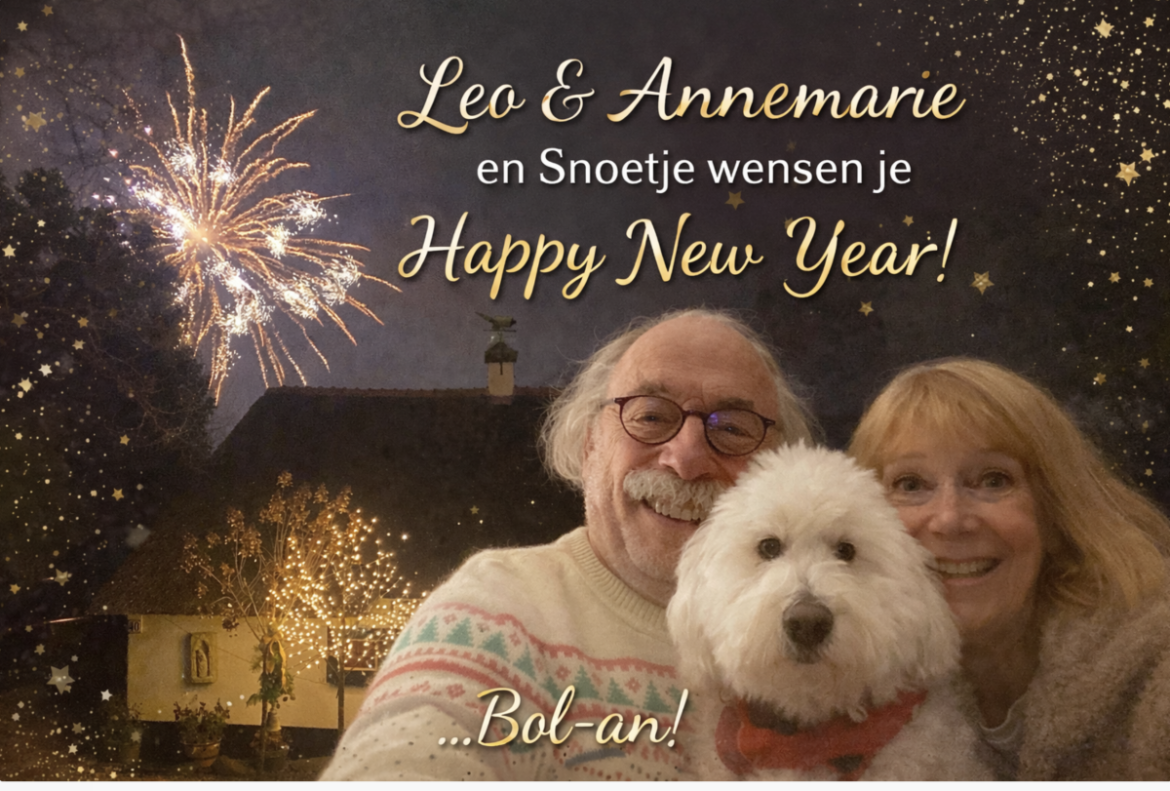 Nieuwjaarswens (3) Voor alle Bol-an friends…Happy ,happy New Year!