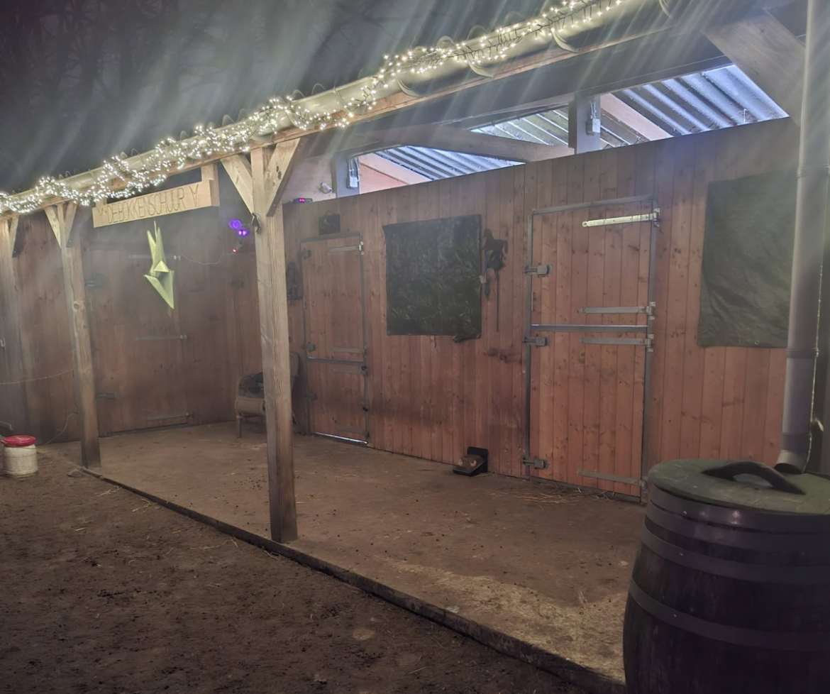 Alles zit dicht, alle dieren zitten veilig in hun stal….