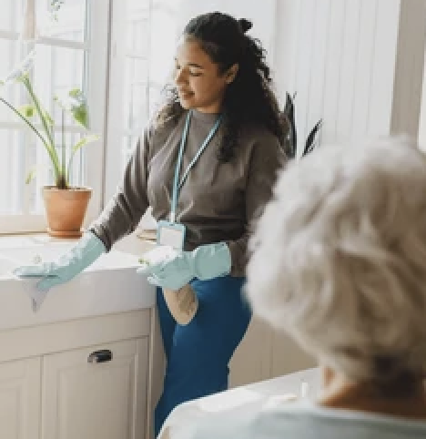 Laren doet  het minst vaak beroep op huishoudelijke hulp via Wmo
