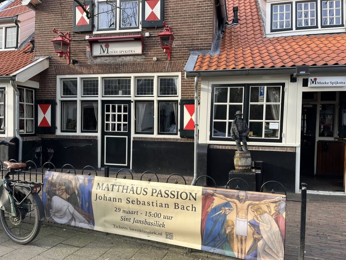 In Laren en Blaricum kun je niet meer om de Matthäus Passion heen