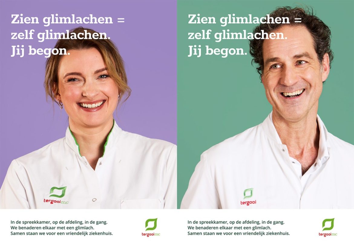 Een glimlach maakt ons ziekenhuis prettiger voor iedereen