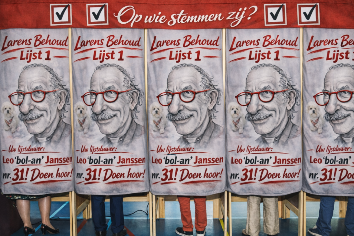 Hoe Larens Behoud 20 jaar geleden doorbrak en de VVD – 44 jaar onophoudelijk aan het roer- achter zich liet