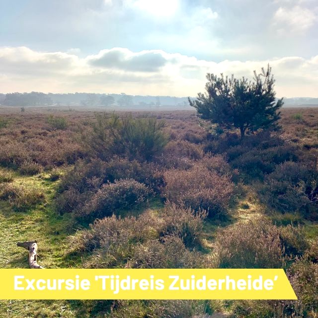 Ga vrijdagmiddag 20 maart om 13:30 uur mee op een reis door de tijd en ervaar de Zuiderheide ‘door een heel andere bril’!