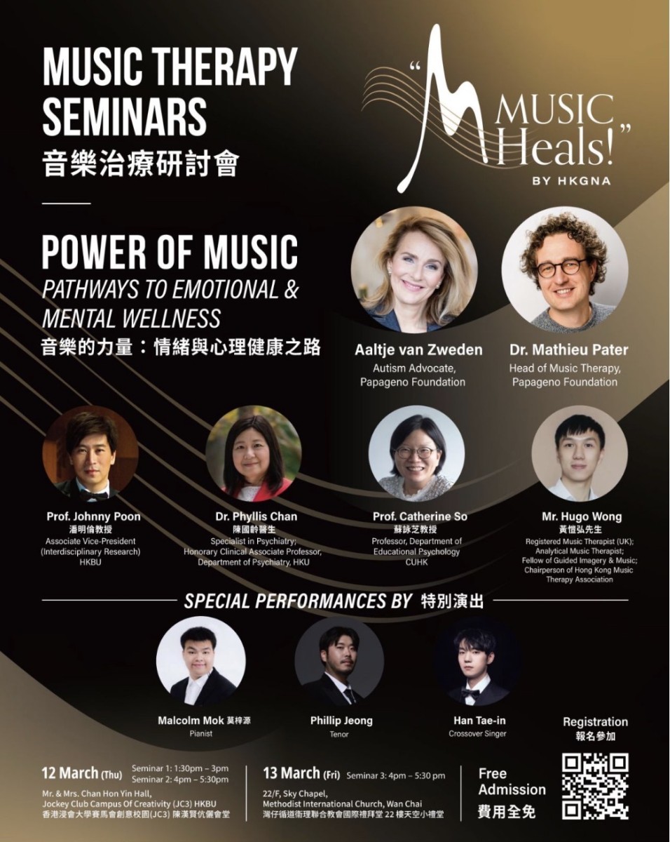 Aaltje van Zweden spreekt en Mathieu in Hong Kong over Papageno Muziektherapie