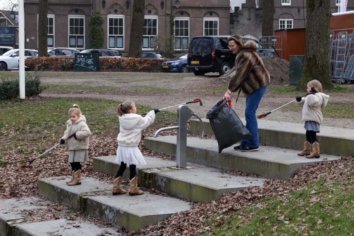 Maar liefst 45 opschoners aan het werk…