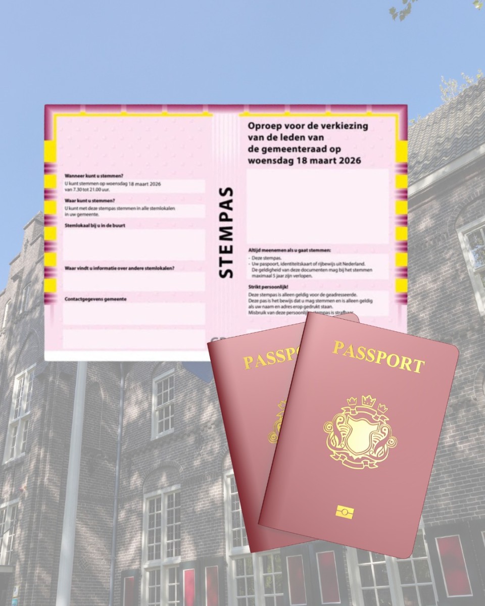 Vergeet je stempas en ID niet.