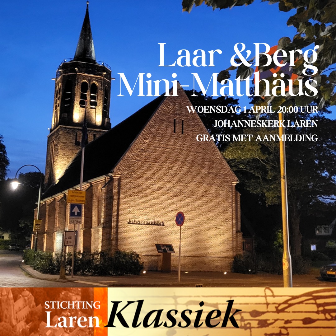 Schoolproject Laar & Berg: Bach in een nieuw jasje!