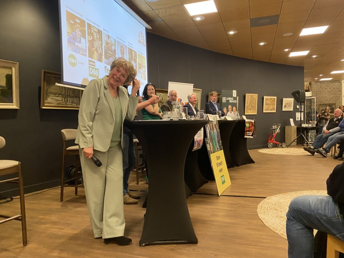 (fotorepo) Lijsttrekkersdebat Laren