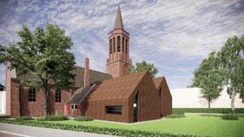 Aanvang aanbouw Johanneskerk niet eerder dan augustus