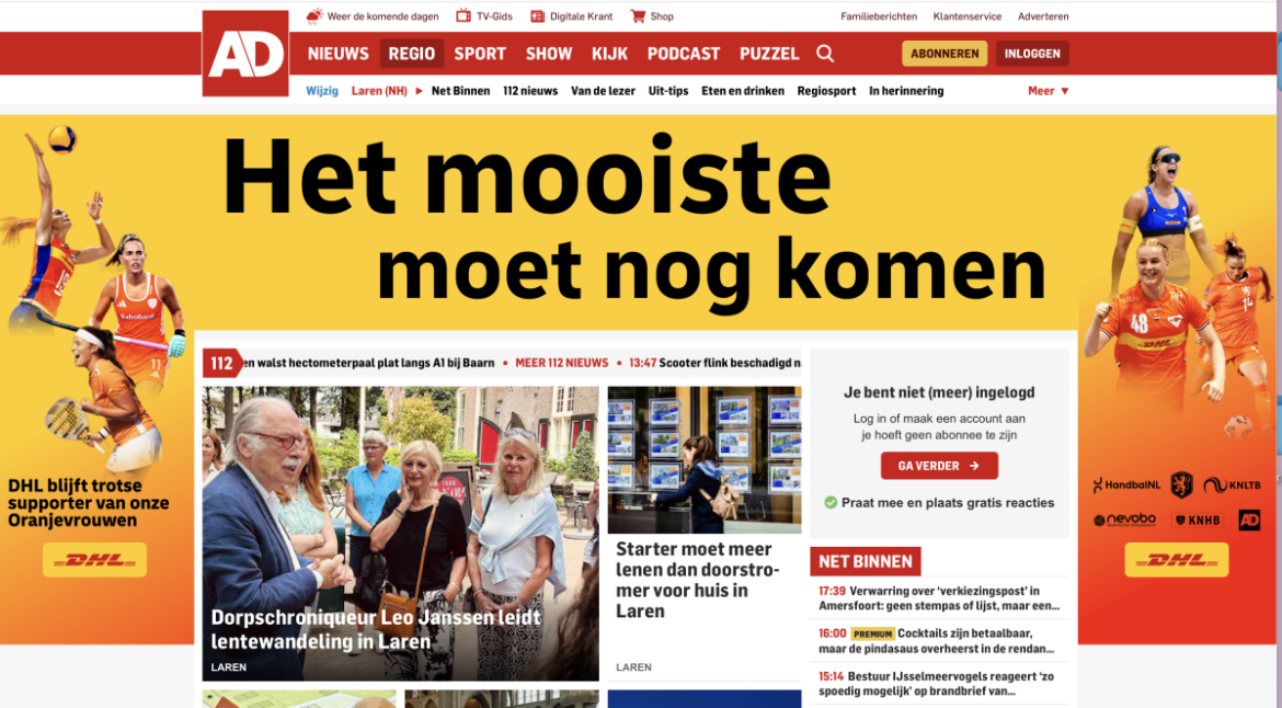 Vandaag een vrolijke lentewandeling boordevol verhalen!