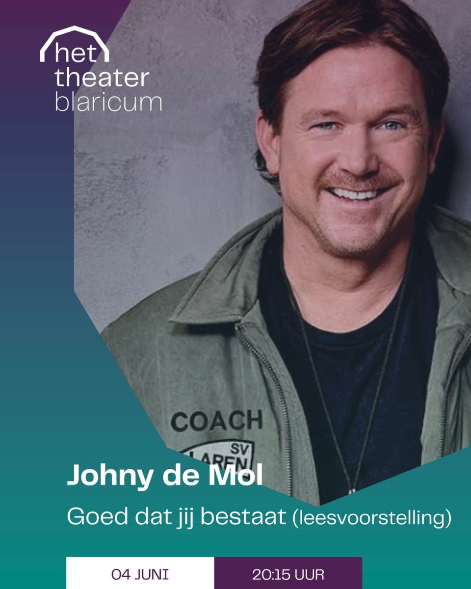 Johnny de Mol is terug op de planken!