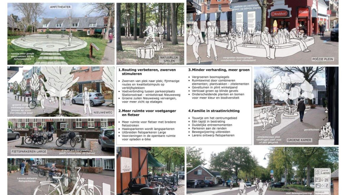 Praatplaten als hulpmiddel voor versterking dorpshart Laren. ’Startpunt van de dialoog met het dorp’