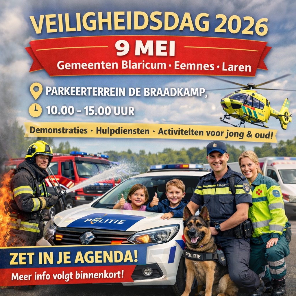 Kom naar de Veiligheidsdag op 9 mei!