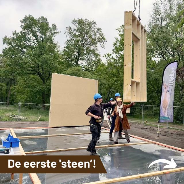 Eerste wand ’t Laer geplaatst van GNR