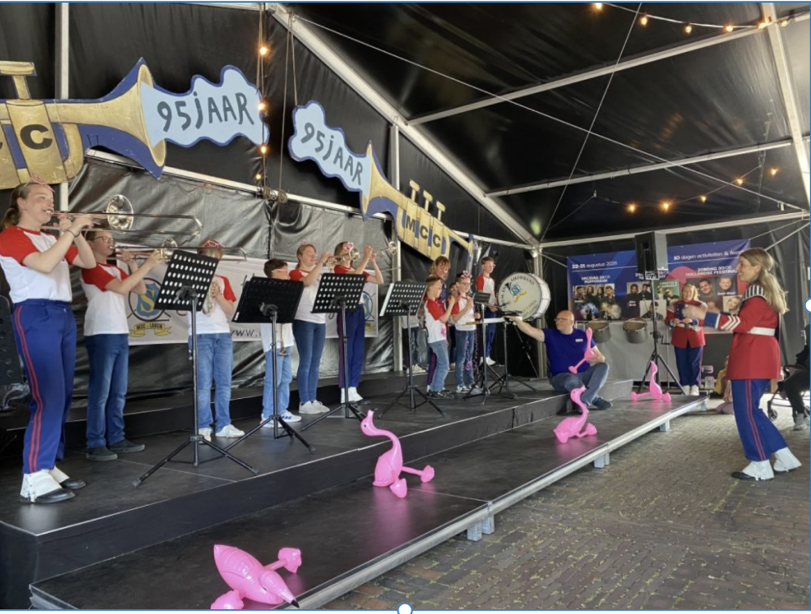 Feest vanmiddag in de feesttent van de 95-jarige MCC