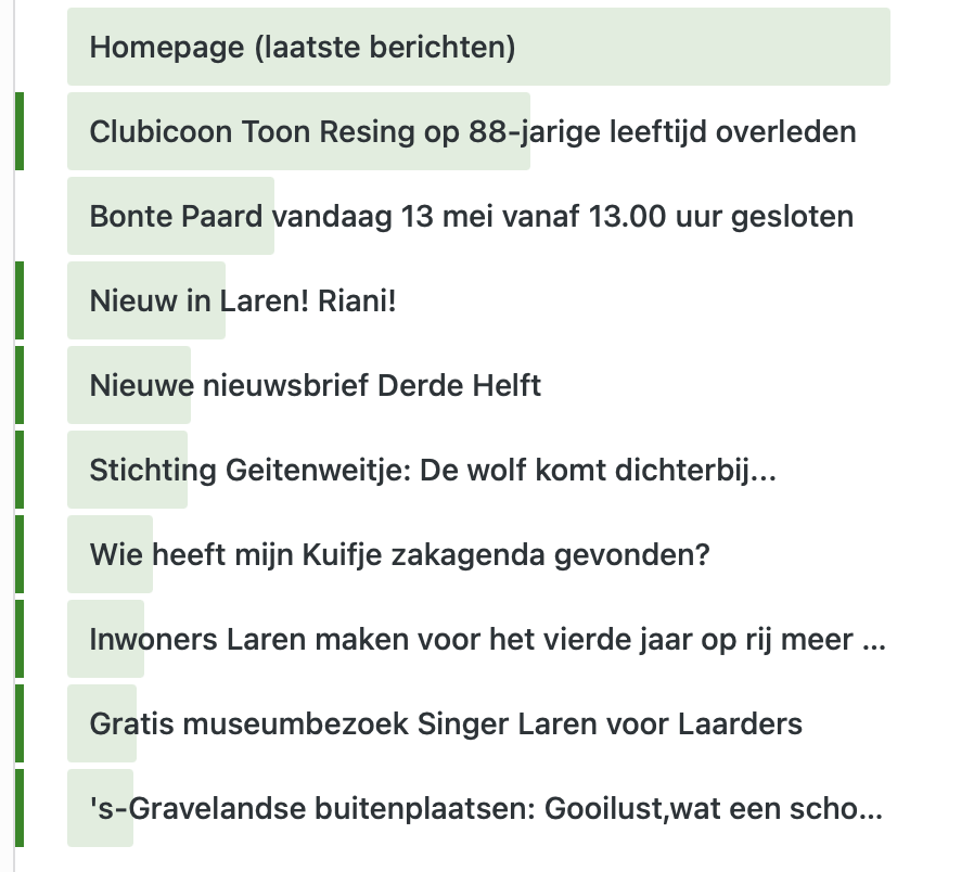 Woensdag: 2292x bekeken +Top 10 meest gelezen berichten