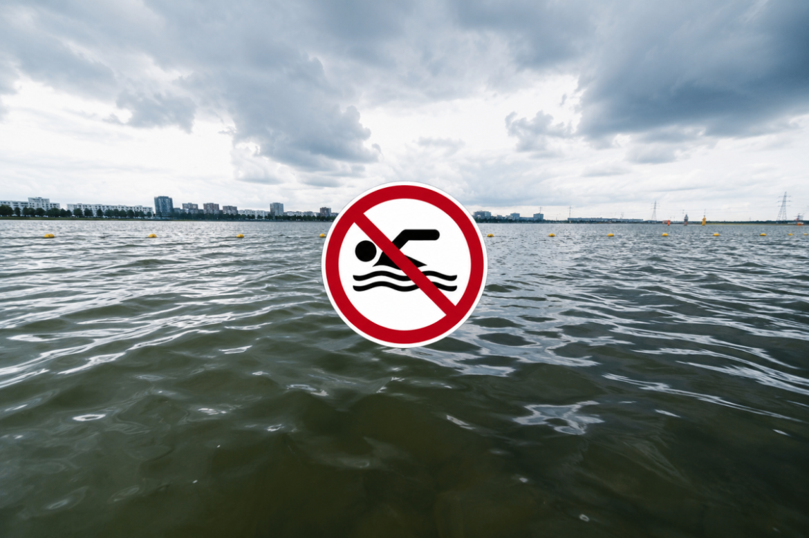 Niet zwemmen in buitenwater tot en met woensdag