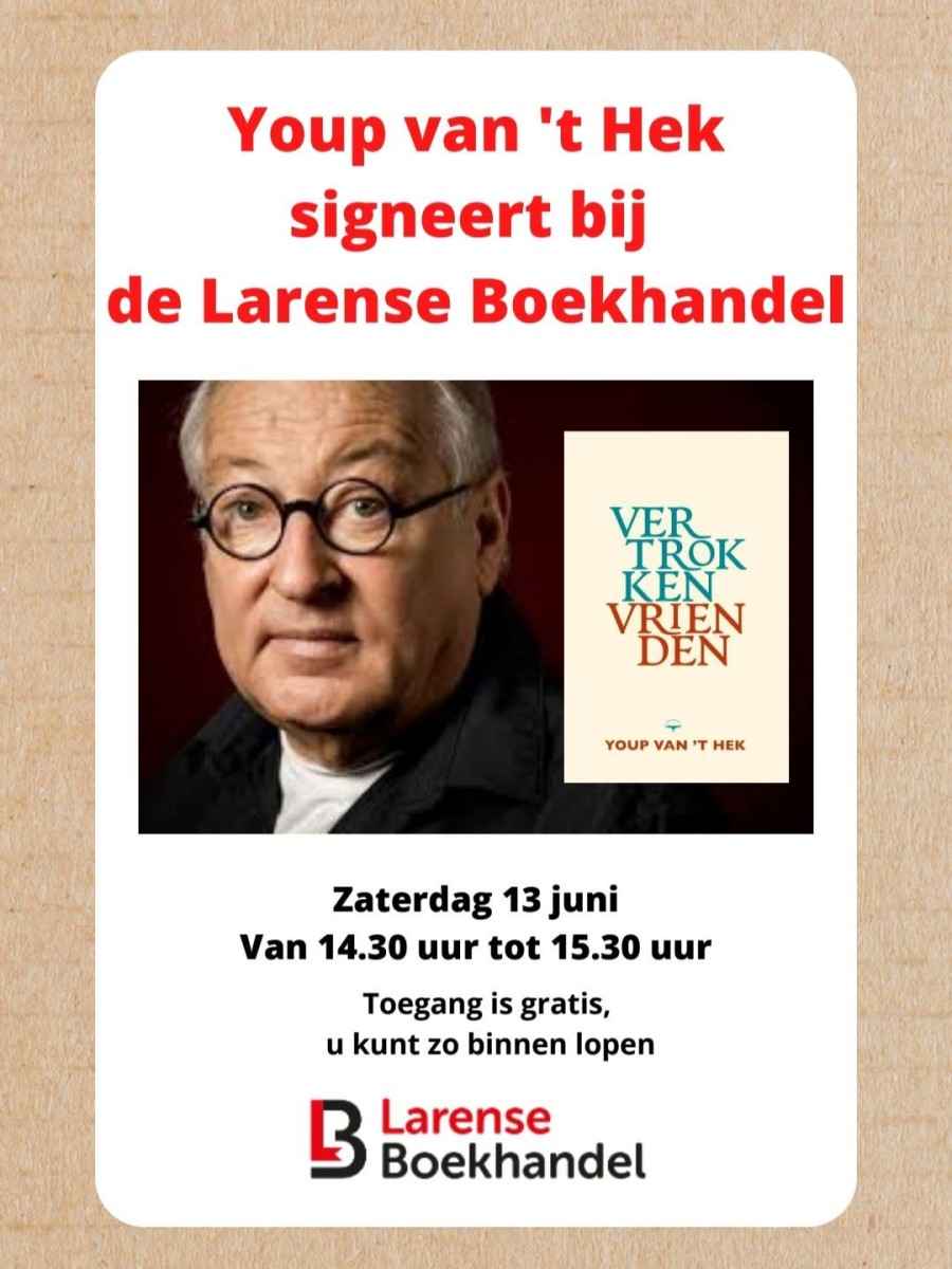 Youp bij de Larense boekhandel