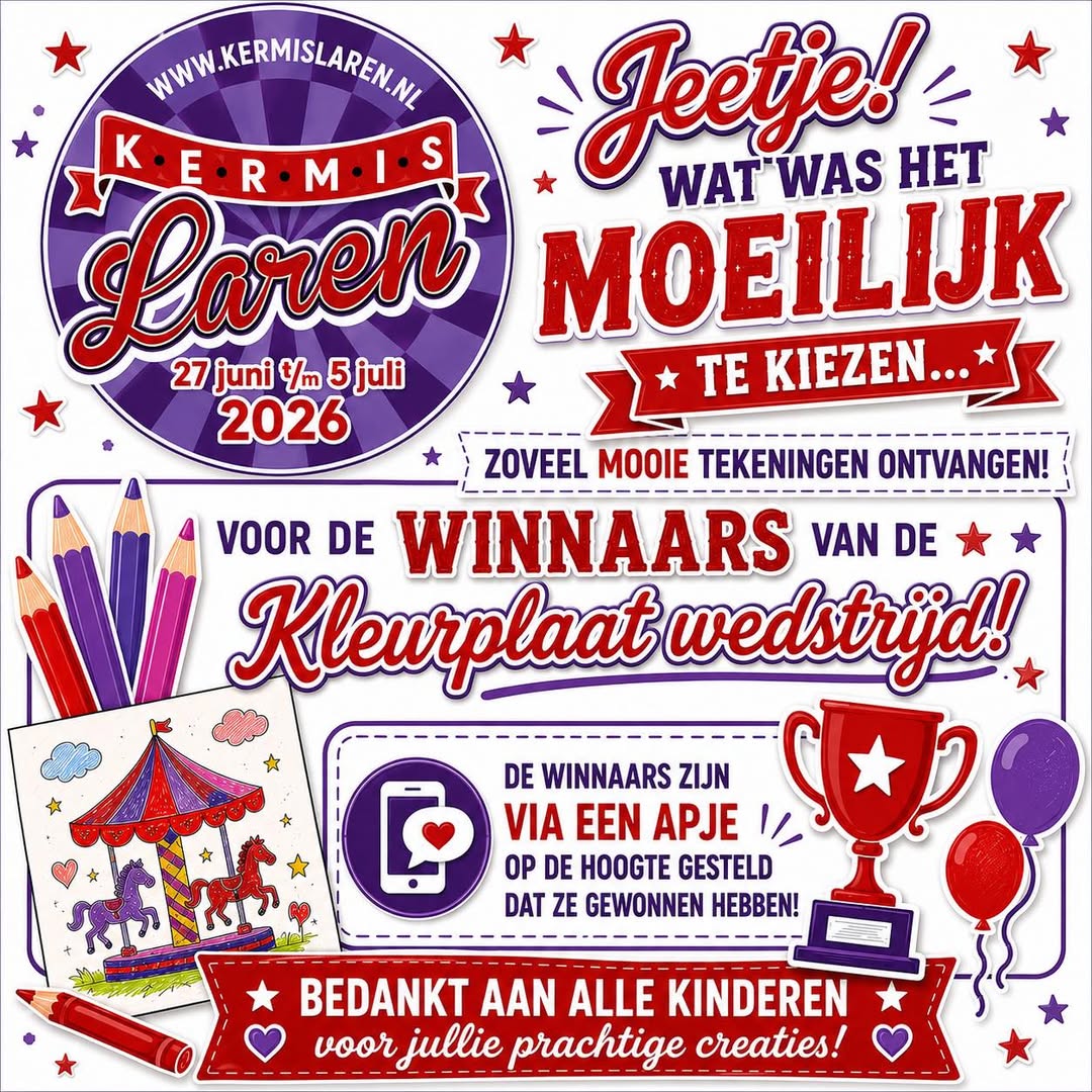 De winnaars zijn bekend…