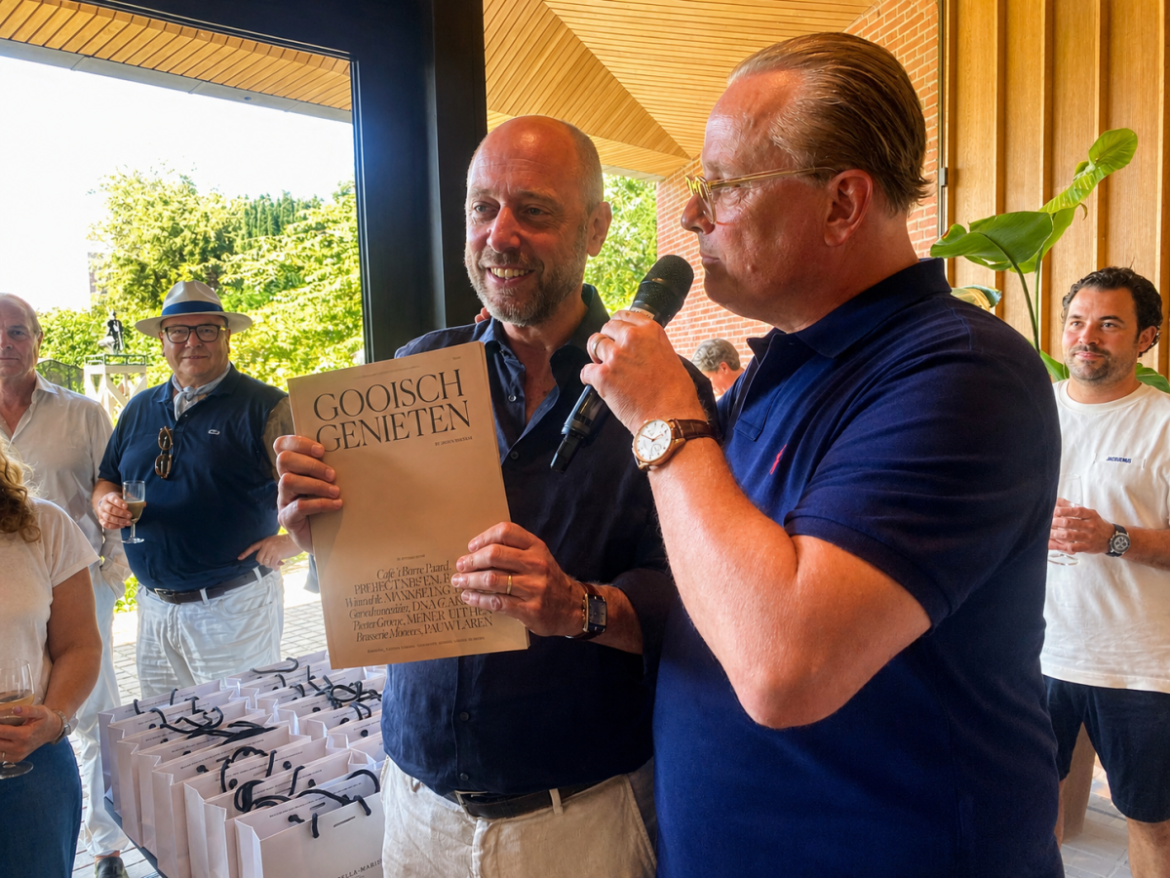 Floris Wyers  presenteert nieuwe glossy ‘Gooisch Genieten’  in Singer Laren