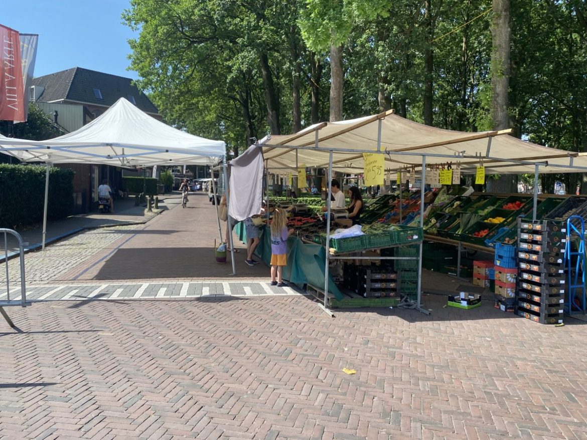Hitte brengt weinig animo voor weekmarkt