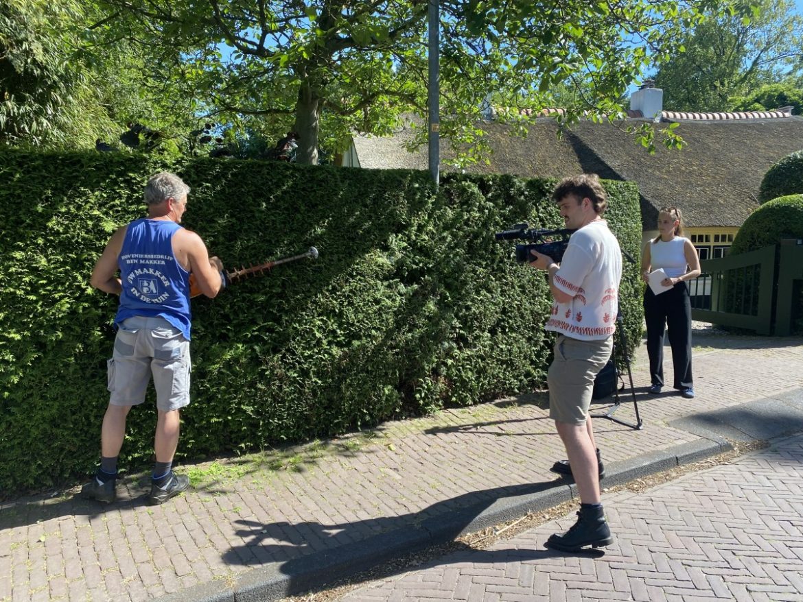 TV opname voor NH Gooi