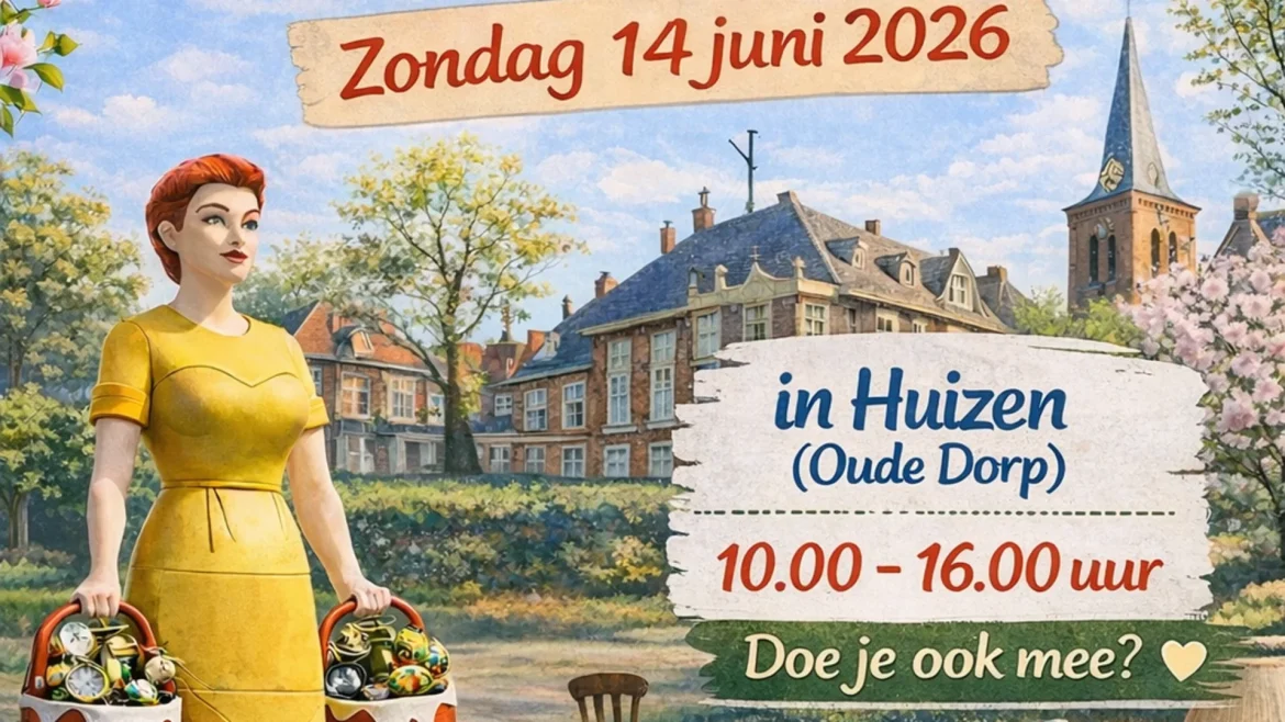 Primeur in Huizen: Brocante & Garage verkoop in het oude dorp: ’Ontdek de verborgen schatten’ 