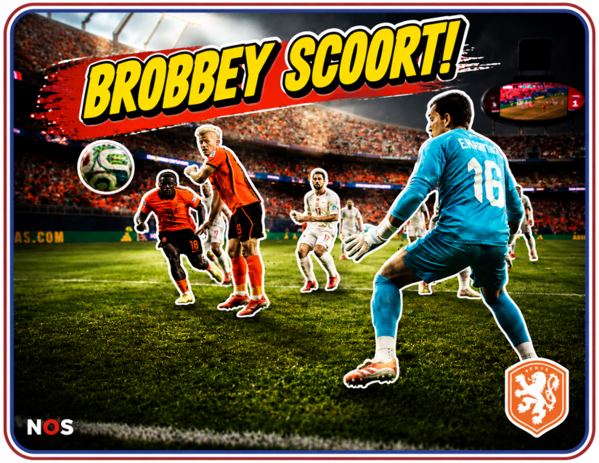 Vannacht Nederland-Marocco: Brobbey scoort?