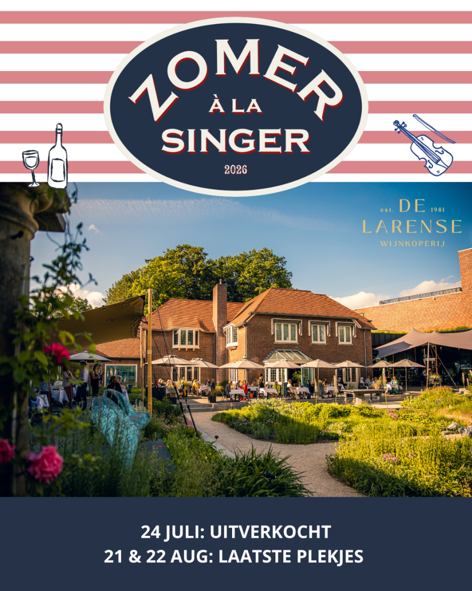 Singer Tuindiners: laatste plekjes
