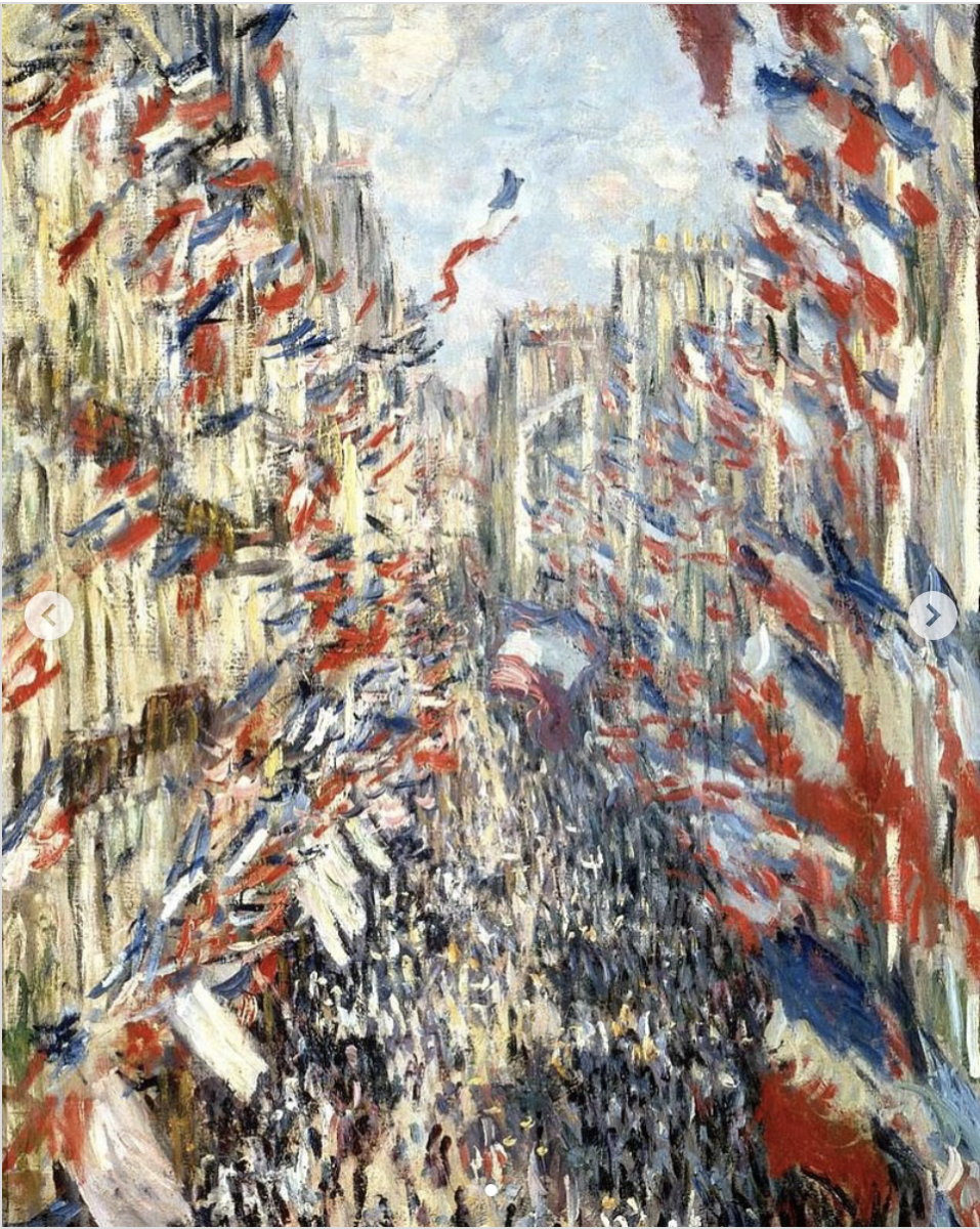 4 juli gezien door Claude Monet?