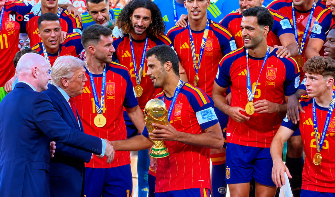 Spanje wereldkampioen en wint met 1-0 van Argentinië