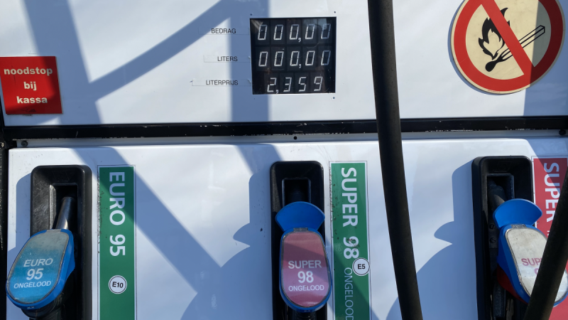 Benzineprijs stijgt naar 2,62 euro