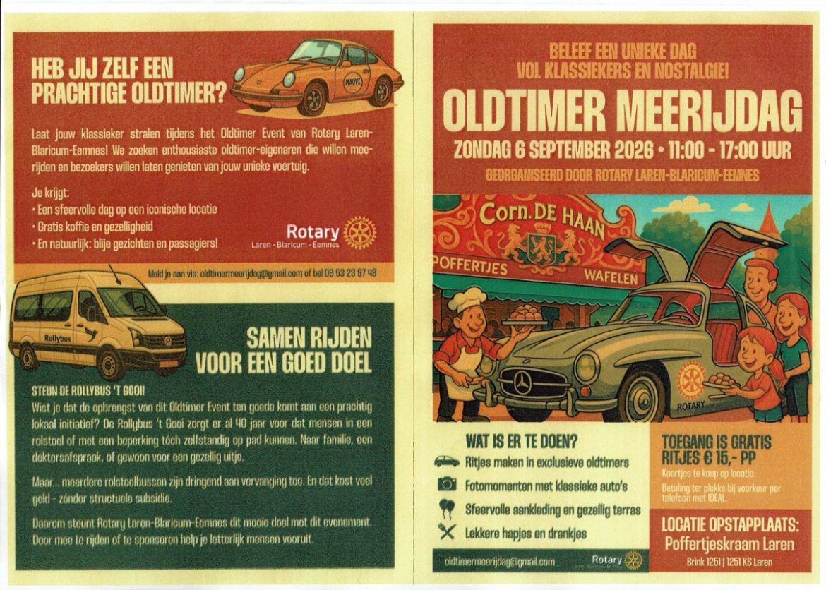 Oldtimer meerijdag…