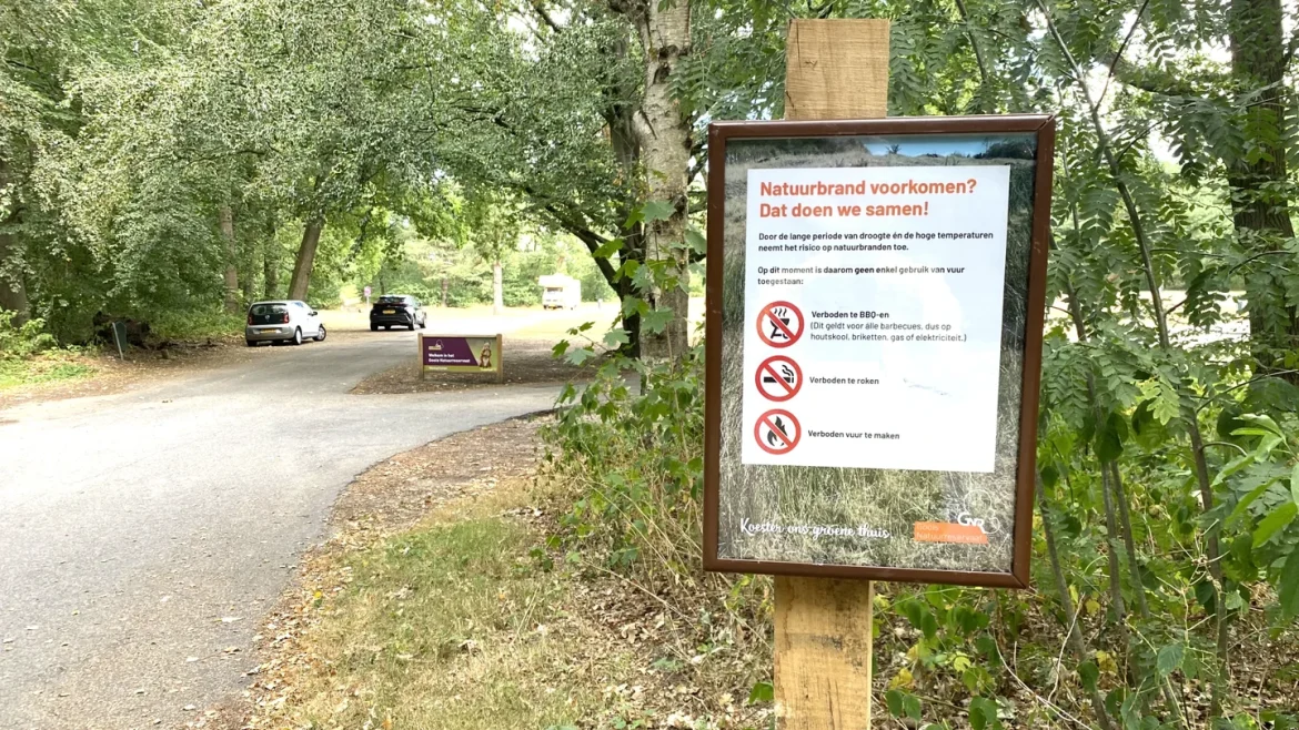 Barbecueverbod: GNR plaatst waarschuwingsborden