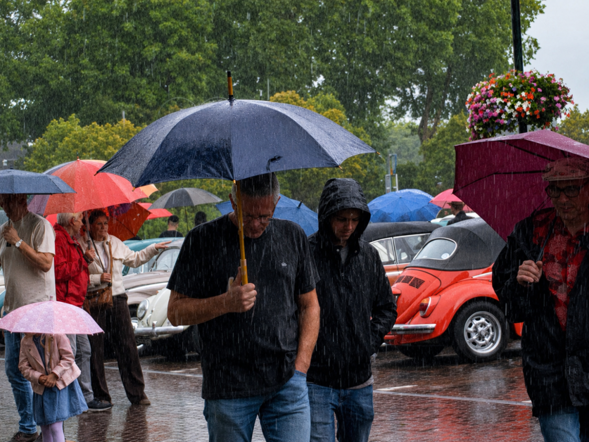 Jammergenoeg veel regen op Raampjesdag