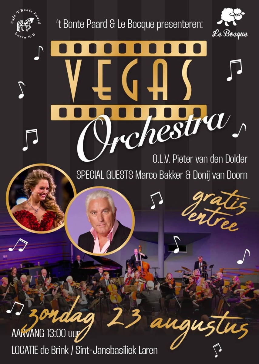 Uniek zondagconcert op 23 aug. bij Le Bocque