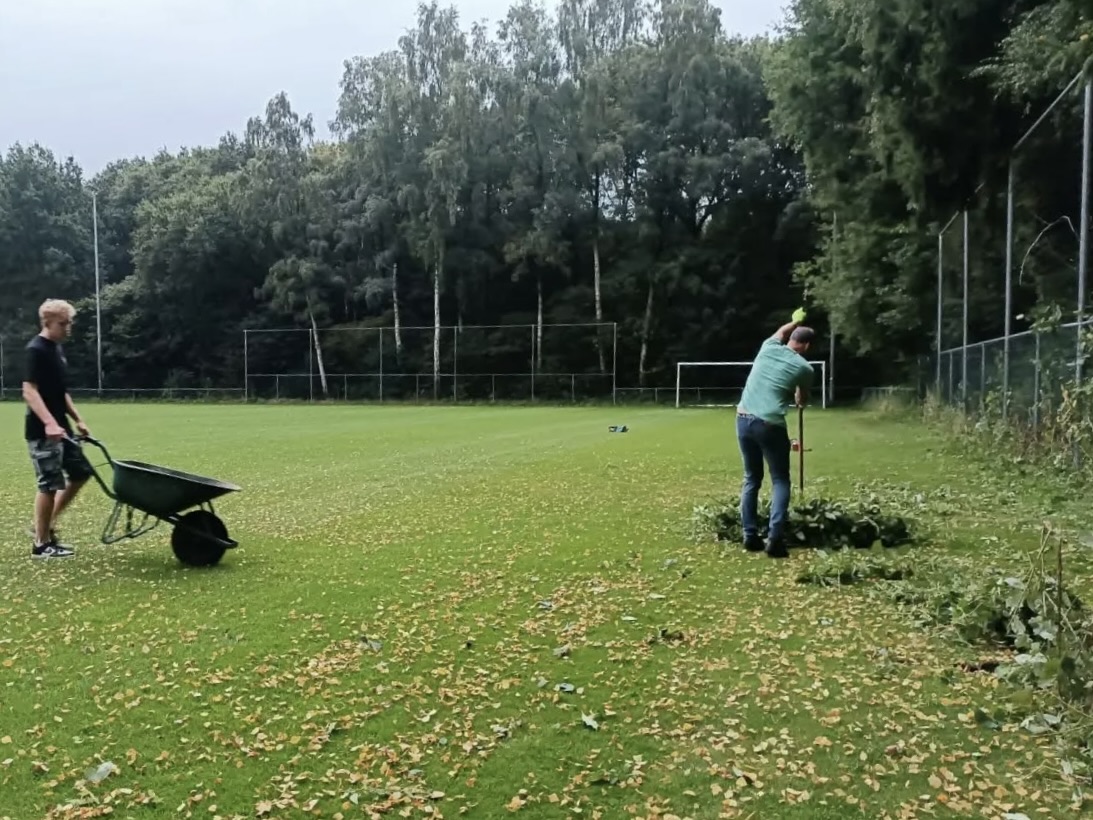 Lekker bezig mannen!