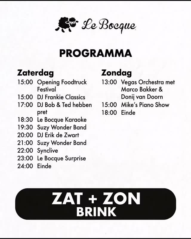 Programma Le Bocque