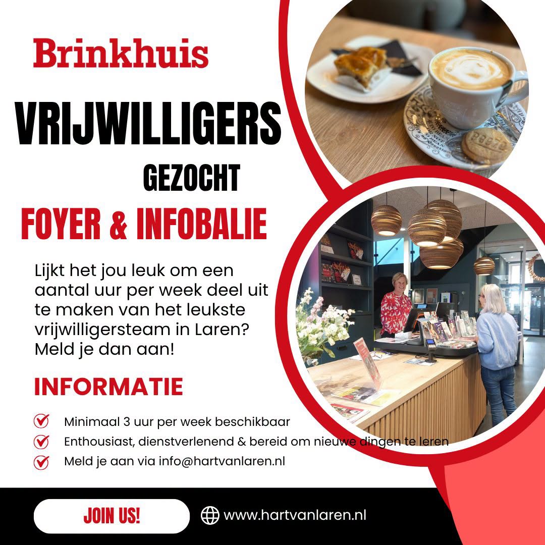 Vrijwilligers gezocht…