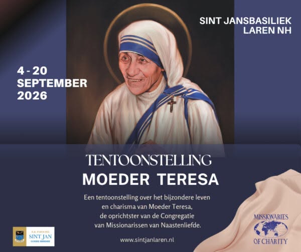 Tentoonstelling Moeder Teresa in Sint Jansbasiliek
