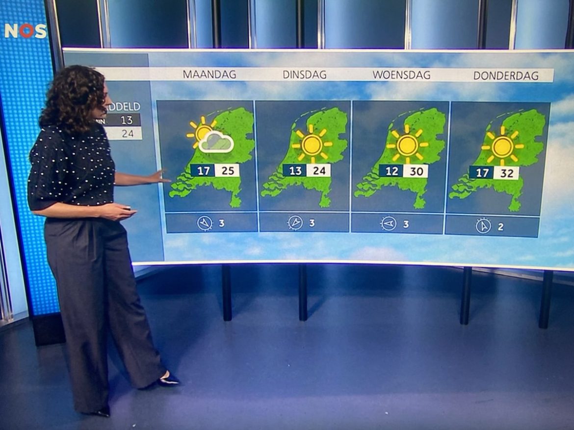 Opnieuw hoge temperaturen op komst