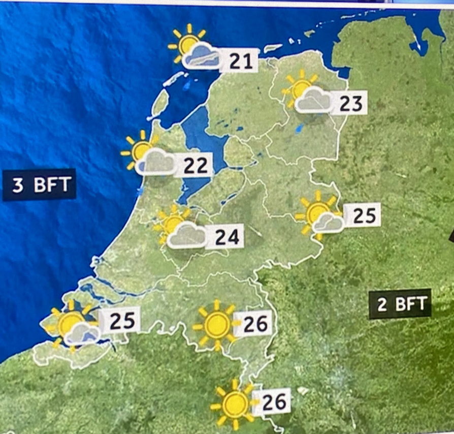 Heerlijk zomerweer…