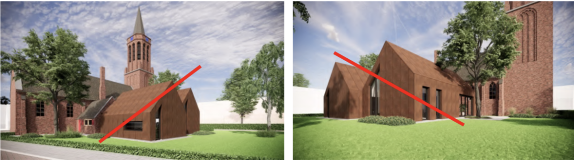 Hierbij een bericht van uw Comité TEGEN de aanbouw van de Johanneskerk !