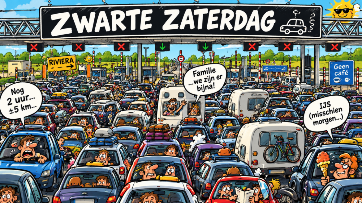 Zwarte Zaterdag zorgt voor ruim 1000 kilometer  in heel Europa: de drukste wegen