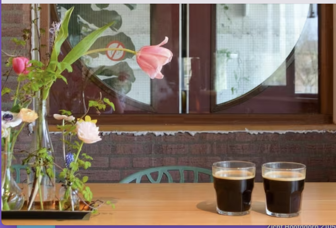 Koffie met Karin bij De Groene Afslag
