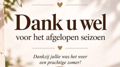 De poffertjeskraam gaat bijna sluiten…