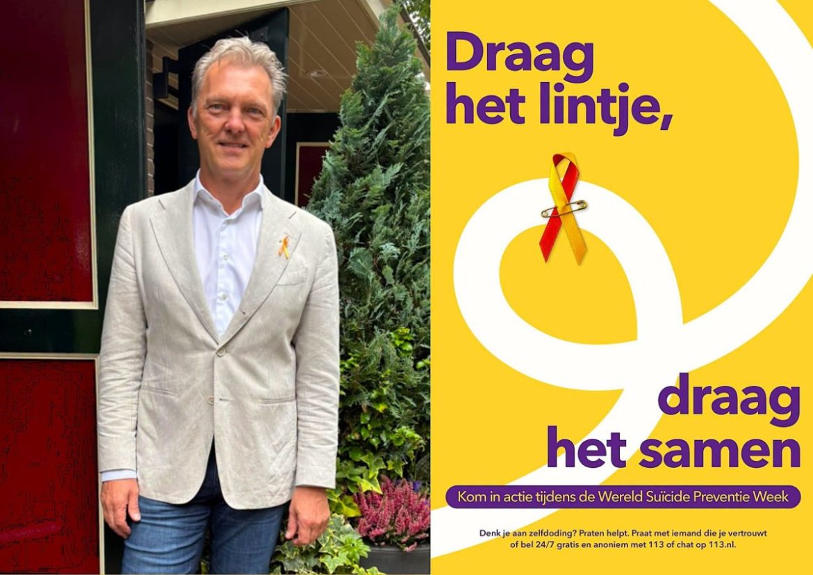 Wereld Suïcide Preventie Week: draag het lintje, start het gesprek