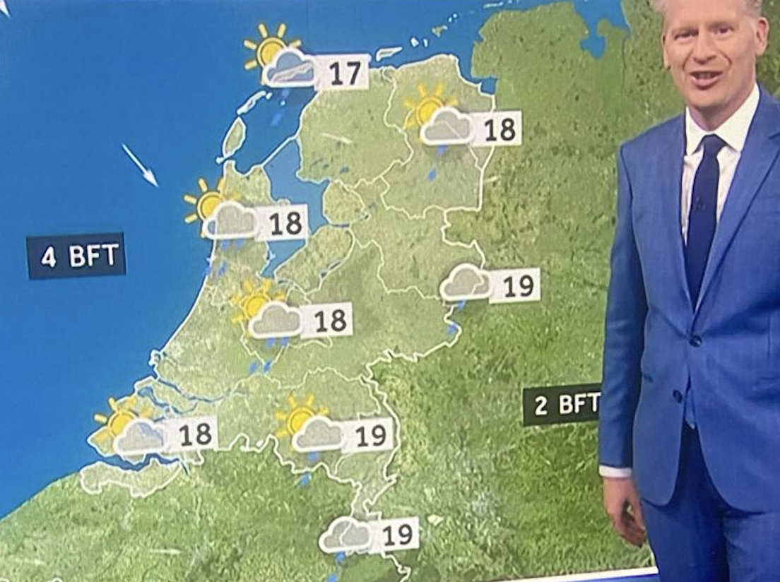 Wisselvallig en temperatuur omlaag