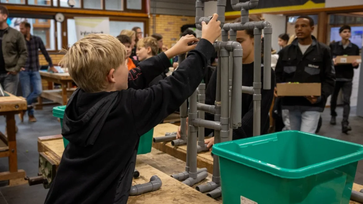 Ruim achthonderd basisschoolleerlingen ontdekken techniek tijdens PET Event in Laren; ‘Grote tekorten’